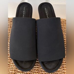 Steven by Steve Madden Women’s Beebe‎ Wedge Mule Black Size 8